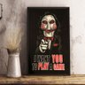 Quadro Filme Jogos Mortais Terror Billy Jigsaw Play A Game A - 1