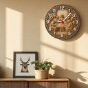 Ver imagem 1 de Relógio de Parede - Santa Ceia Bronze 25x25x2cm