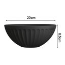Ver imagem 4 de Saladeira Tigela Redonda Preta 1,5l Plástico 20x8,5cm Uz Salada Pipoca Sobremesa