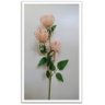 Galho Flor Tropical Romance Rose 65cm com 3 Flores - 2
