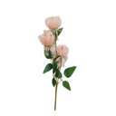 Ver imagem 1 de Galho Flor Tropical Romance Rose 65cm com 3 Flores