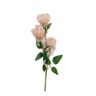 Galho Flor Tropical Romance Rose 65cm com 3 Flores - 1