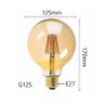 Pendente Corda Retro E27 – 1 Metro com Lampada Filamento - 6