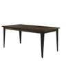 Mesa Md03 1,20x0,90 Tampo de Madeira Preto Mocacino Mdecor - 1
