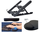 Ver imagem 1 de Combo Suporte Notebook + Apoio p/Teclado(keypad) E Mouse Pad (SEM MOUSE)