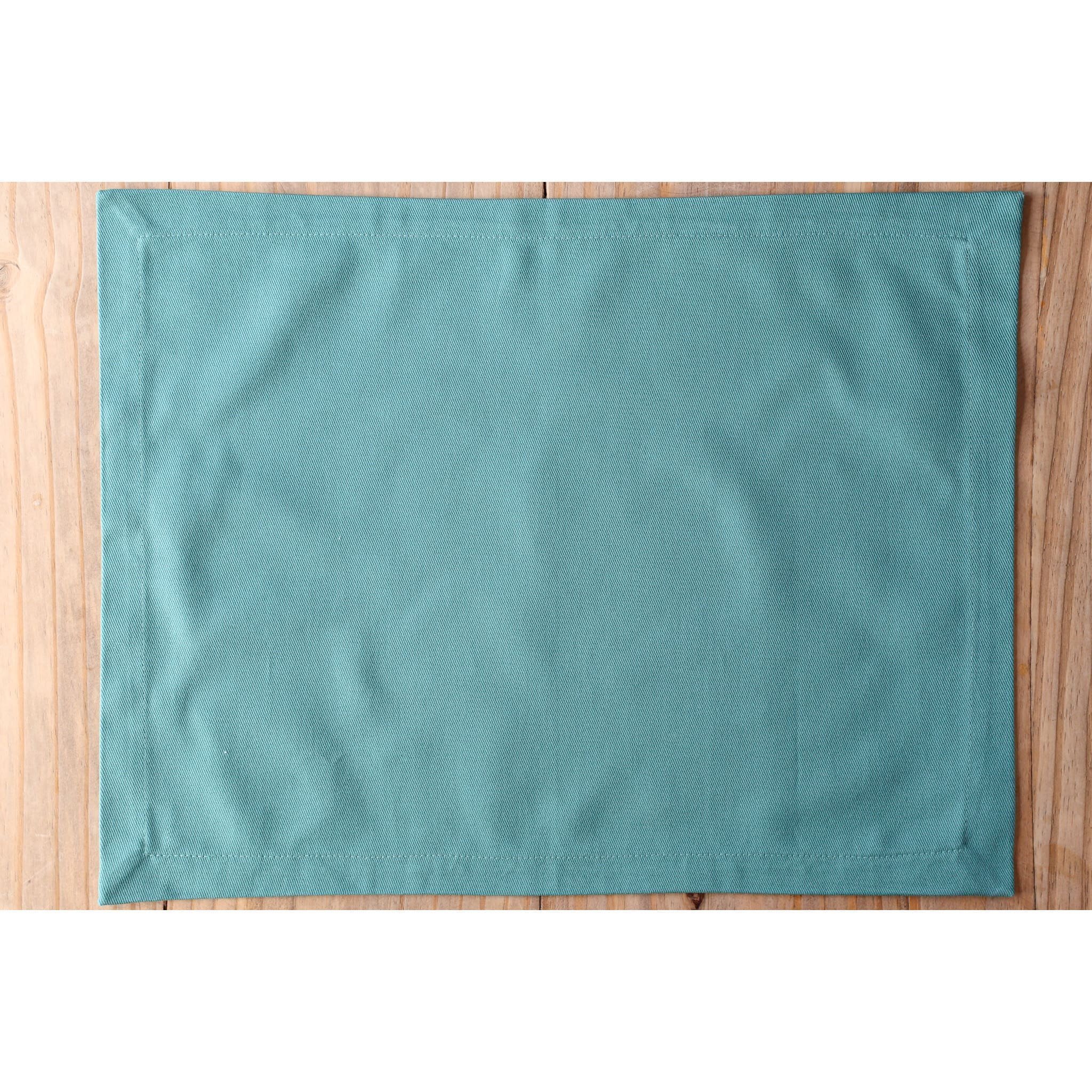 Kit Jogo Americano 8 Lugares Mesa Posta Verde Menta 46x36cm:Verde Menta