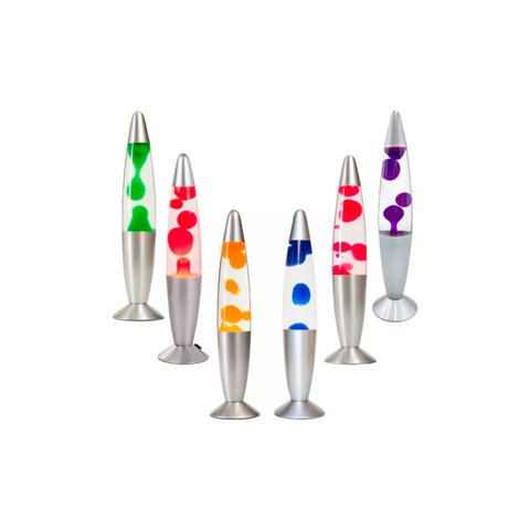 Luminária Abajur de Mesa Decorativo Retrô Lava Lamp 34cm para Sala Quarto Escritório 220v:verde