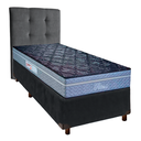 Ver imagem 1 de Kit Cabeceira + Cama Box + Colchão Solteiro Molas Ensacadas Petrus Paropas