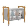 Berço Mini Cama Alvin Nature Cinza - 2