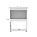 Ver imagem 3 de Balcão de Cozinha para Cooktop 4 e 5 Bocas com 2 Nicho para Forno e Microondas Adriana AJL - Branco
