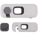 Ver imagem 1 de Trava de Segurança Geladeira Gaveta Kit 2 Unidades Protege Bebe Criança Armario Fechadura Multiuso R