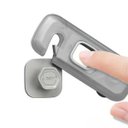 Ver imagem 4 de Trava de Segurança Geladeira Gaveta Kit 2 Unidades Protege Bebe Criança Armario Fechadura Multiuso R