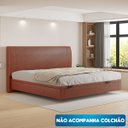 Ver imagem 2 de Cama Baú Casal Flutuante King Size Space Couro Ecológico Pu - Skybox