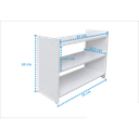 Ver imagem 3 de Sapateira P/ Hall de Entrada - Colorida (cor Amêndoa)