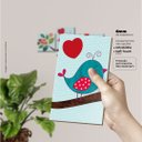 Ver imagem 3 de Passarinhos Apaixonados - Quadro ou Placa Decorativa com 3 Peças - 6mm - Placa Decorativa - Ultra-br