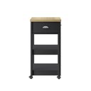 Ver imagem 4 de Carrinho auxiliar estética Ditália BA-130 cor:preto