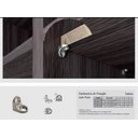 Ver imagem 2 de Kit de 100 Mini Cantoneira 13x13 Cadeirinha em Aço 2 Furos Móveis