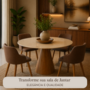 Ver imagem 2 de Kit 2 Cadeira Jantar Courino Aveludado Marrom Million Madeira