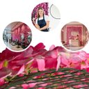 Ver mais imagens de 18 Painéis de Parede com Placa de Flor Artificial 60x40 para Sala, Festa e Eventos