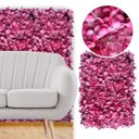 Ver imagem 1 de 18 Painéis de Parede com Placa de Flor Artificial 60x40 para Sala, Festa e Eventos