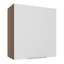 Ver imagem 1 de Armário Aéreo Madesa Stella 60 cm 1 Porta Rustic/Branco