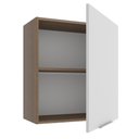 Ver imagem 5 de Armário Aéreo Madesa Stella 60 cm 1 Porta Rustic/Branco