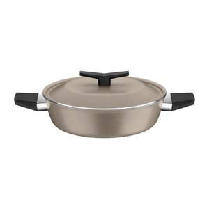 Arrozeira Tramontina Spezia Indução Alumínio Antiaderente Starflon Excellent Areia 24 Cm