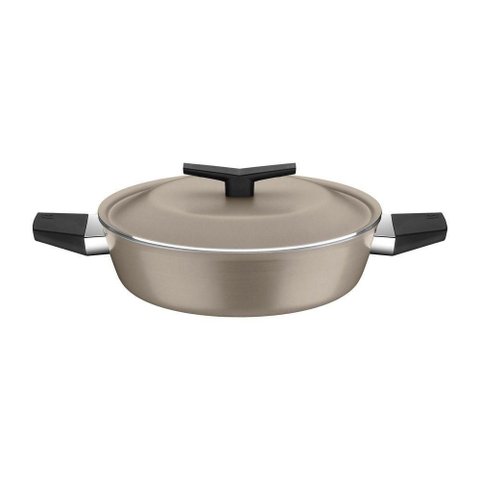 Arrozeira Tramontina Spezia Indução Alumínio Antiaderente Starflon Excellent Areia 24 Cm