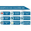 Ver imagem 2 de Colchão Casal Ortobom Ortopédico D45 / EP Anatômico ISO 150 Mega Firme (138x188x18) - 