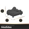 Caminha Divã Pet Cães e Gatos Grande Porte Suede - 6