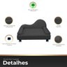 Caminha Divã Pet Cães e Gatos Grande Porte Suede - 3