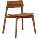 Ver mais imagens de Mesa de Jantar 6 Lugares 180cm com 06 Cadeiras Madeira Maciça Dunia F06 Rústico Escuro - Lyam