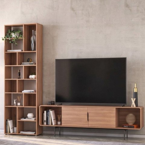 Conjunto Rack 220cm com Estante Industrial Freijo