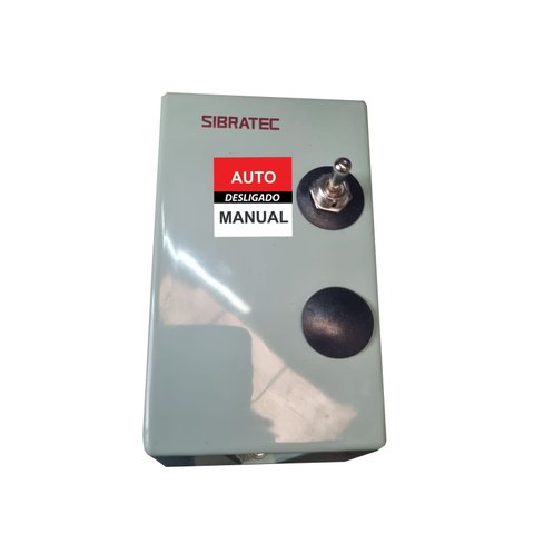 Chave Partida Bomba Auto/manual 5 Cv 12-18a 220v Sibratec