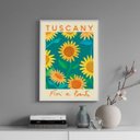 Ver imagem 1 de Quadro Poster Flores e Plantas - Toscana 24x18cm:madeira Preta