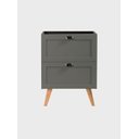 Ver imagem 2 de Gabinete para Banheiro e Espelho com LED 60cm Retro MDF Verde Milano - On Móveis