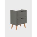 Ver imagem 3 de Gabinete para Banheiro e Espelho com LED 60cm Retro MDF Verde Milano - On Móveis