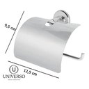 Ver imagem 5 de Porta Papel Higienico Papeleira Inox Universo Das Torneiras