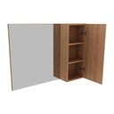 Ver imagem 4 de Espelheira para Banheiro 1 Porta 80cm Multimóveis CR10082 Amêndoa