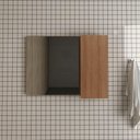Ver imagem 2 de Espelheira para Banheiro 1 Porta 80cm Multimóveis CR10082 Amêndoa
