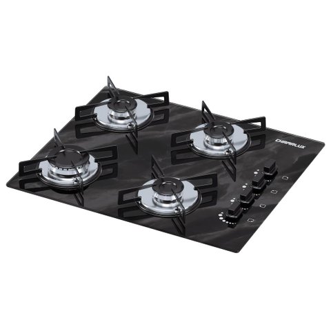 Cooktop 4 Bocas Bivolt Marmore Preto | Chamalux