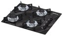 Ver imagem 1 de Cooktop 4 Bocas Bivolt Marmore Preto | Chamalux