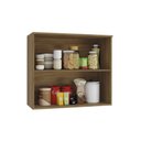 Ver imagem 2 de Armário Aéreo Cozinha Botanic 80cm 02 Portas M632 Kappesberg - Nogueira