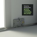 Ver imagem 6 de Guarda-Roupa Casal 100% MDF Madesa Royale 3 Portas de Correr com Espelhos Branco/Preto Cor:Branco/Pr