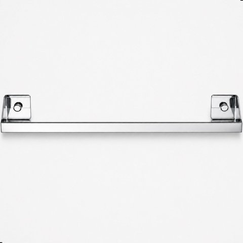 Porta Toalha de Banho Adesivo 3m Inox Banheiro de Parede Df
