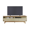 Ver imagem 2 de Bancada e Mesa de Centro Conjunto de Sala MDP MDF-MDP 200cm Cumaru Opala