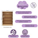 Ver imagem 3 de Berço 3 em 1 para Colchão 130x60cm com Cômoda 4 Gavetas Brisa Multimóveis Mp4743 Madeirado/branco