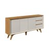 Buffet Vertex 3 Portas Cor:naturalle/off White - 5