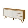 Buffet Vertex 3 Portas Cor:naturalle/off White - 1