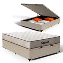 Ver imagem 1 de Cama Box Baú com Colchão Espuma D60 Ortobom Force Dream Casal 138cm